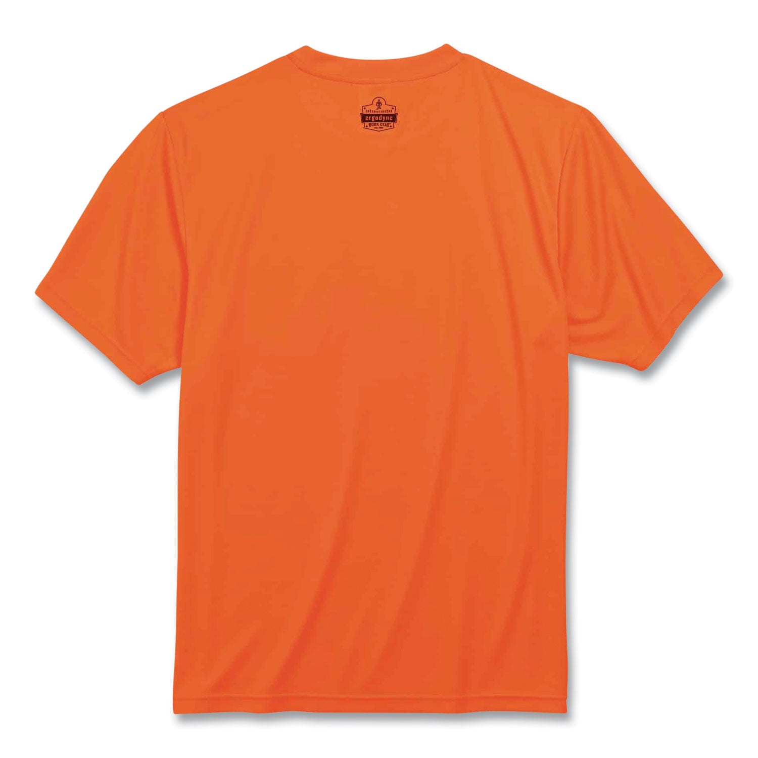 GloWear 8089 Non-Certified Hi-Vis T-Shirt, Polyester, Small, Orange, Ships in 1-3 Business Days