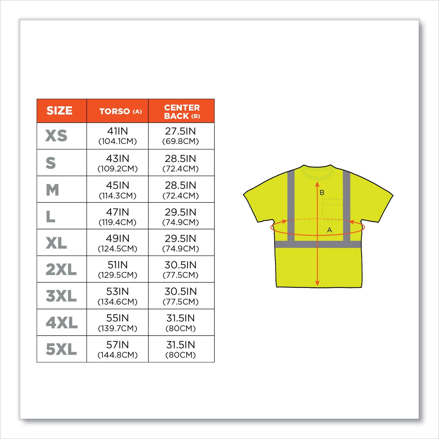 GloWear 8289 Class 2 Hi-Vis T-Shirt, Polyester, Lime, 3X-Large, Ships in 1-3 Business Days - 
