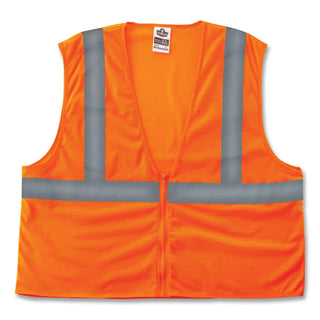 GloWear 8205Z Class 2 Super Economy Mesh Vest, Polyester, Orange, 2X-Large/3X-Large, Ships in 1-3 Business Days