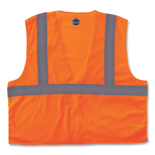 GloWear 8210Z Class 2 Economy Mesh Vest, Polyester, Orange, 2X-Large/3X-Large, Ships in 1-3 Business Days