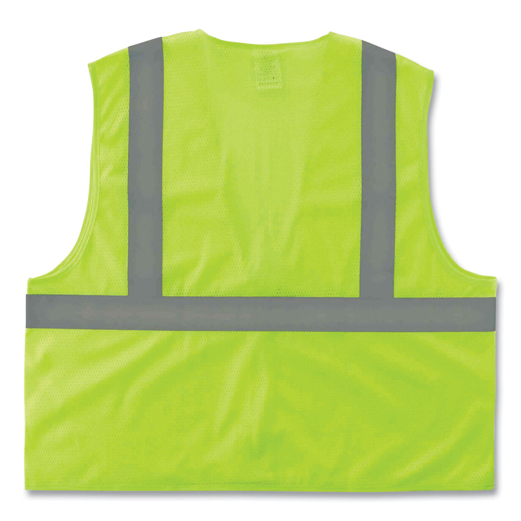 GloWear 8205Z Class 2 Super Economy Mesh Vest, Polyester, Lime, 2X-Large/3X-Large, Ships in 1-3 Business Days