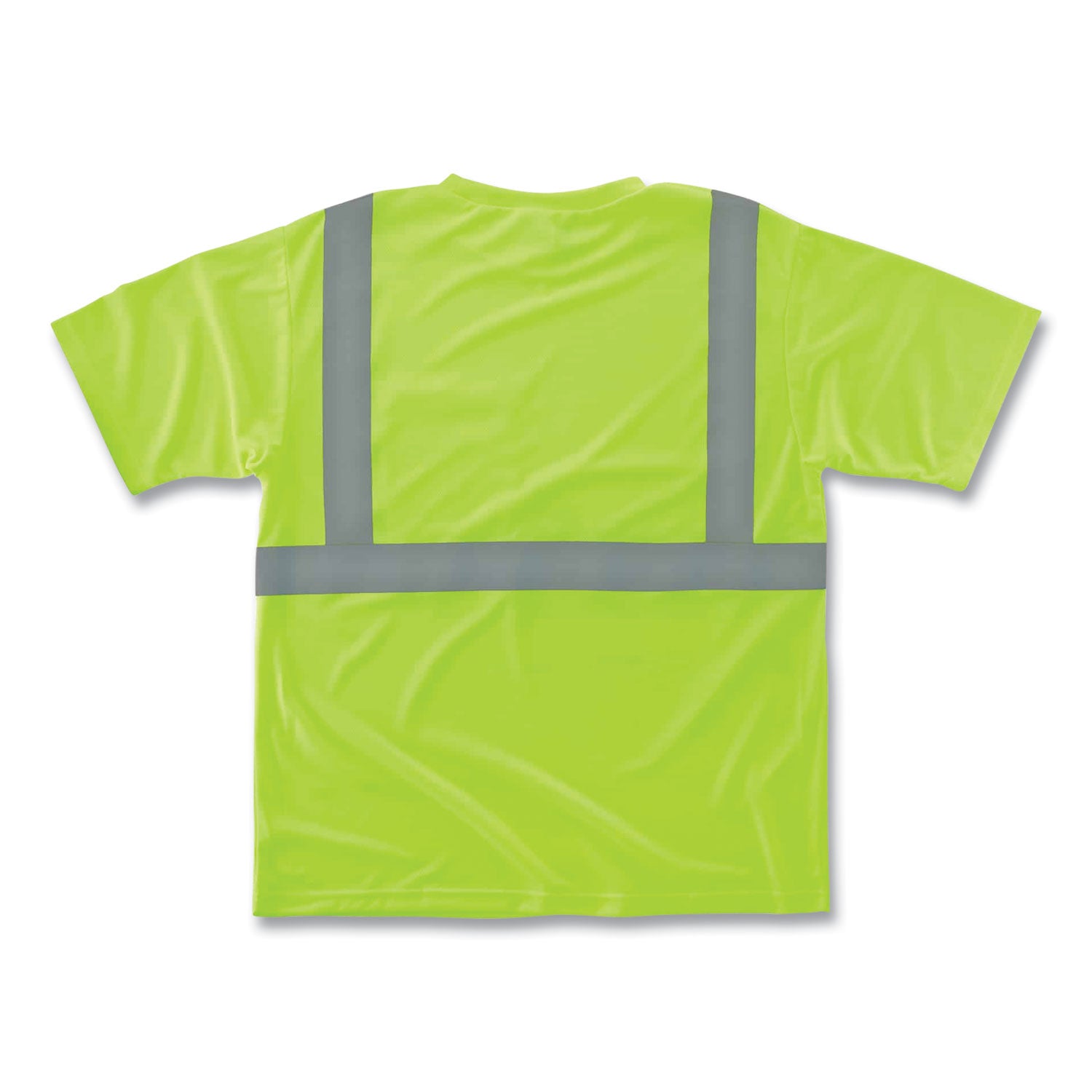 GloWear 8289 Class 2 Hi-Vis T-Shirt, Polyester, Lime, Medium, Ships in 1-3 Business Days