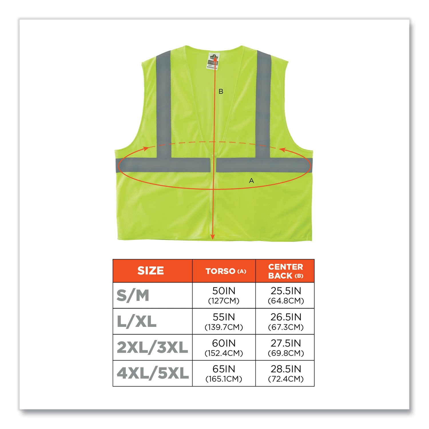 glowear-8205z-class-2-super-economy-mesh-vest-polyester-lime-2x-large-3x-large-ships-in-1-3-business-days_ego20997 - 4