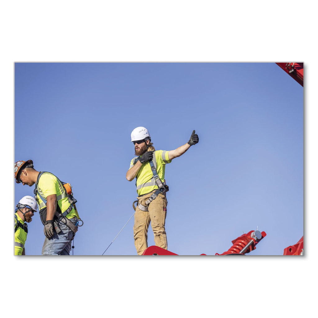 GloWear 8289 Class 2 Hi-Vis T-Shirt, Polyester, Lime, Medium, Ships in 1-3 Business Days