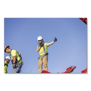 GloWear 8289 Class 2 Hi-Vis T-Shirt, Polyester, Lime, Medium, Ships in 1-3 Business Days