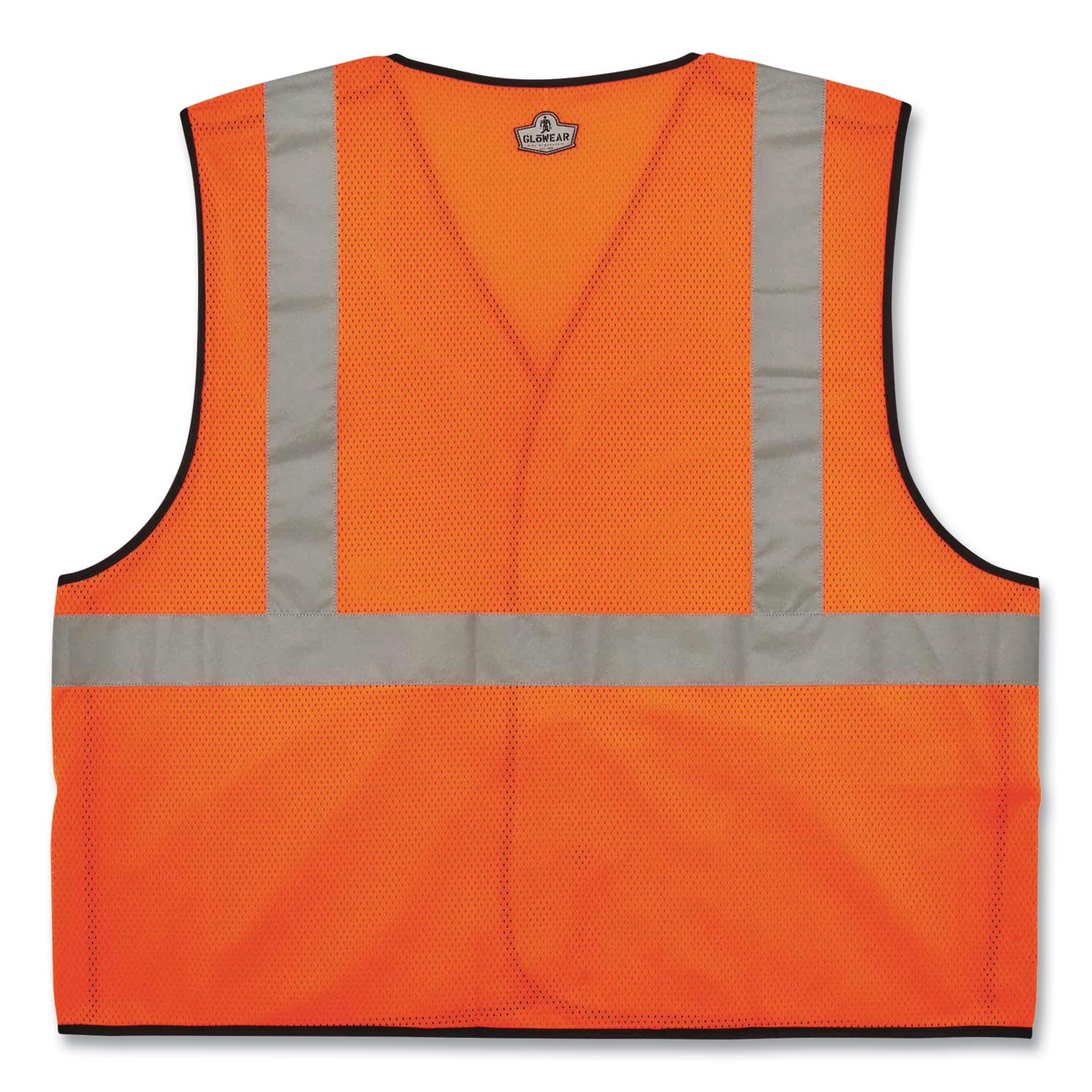 glowear-8216ba-class-2-breakaway-mesh-id-holder-vest-polyester-4x-large-5x-large-orange-ships-in-1-3-business-days_ego21089 - 3