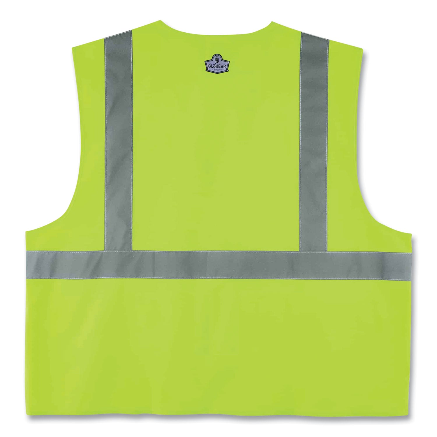 glowear-8225hl-class-2-standard-solid-hook-and-loop-vest-polyester-lime-2x-large-3x-large-ships-in-1-3-business-days_ego21187 - 4