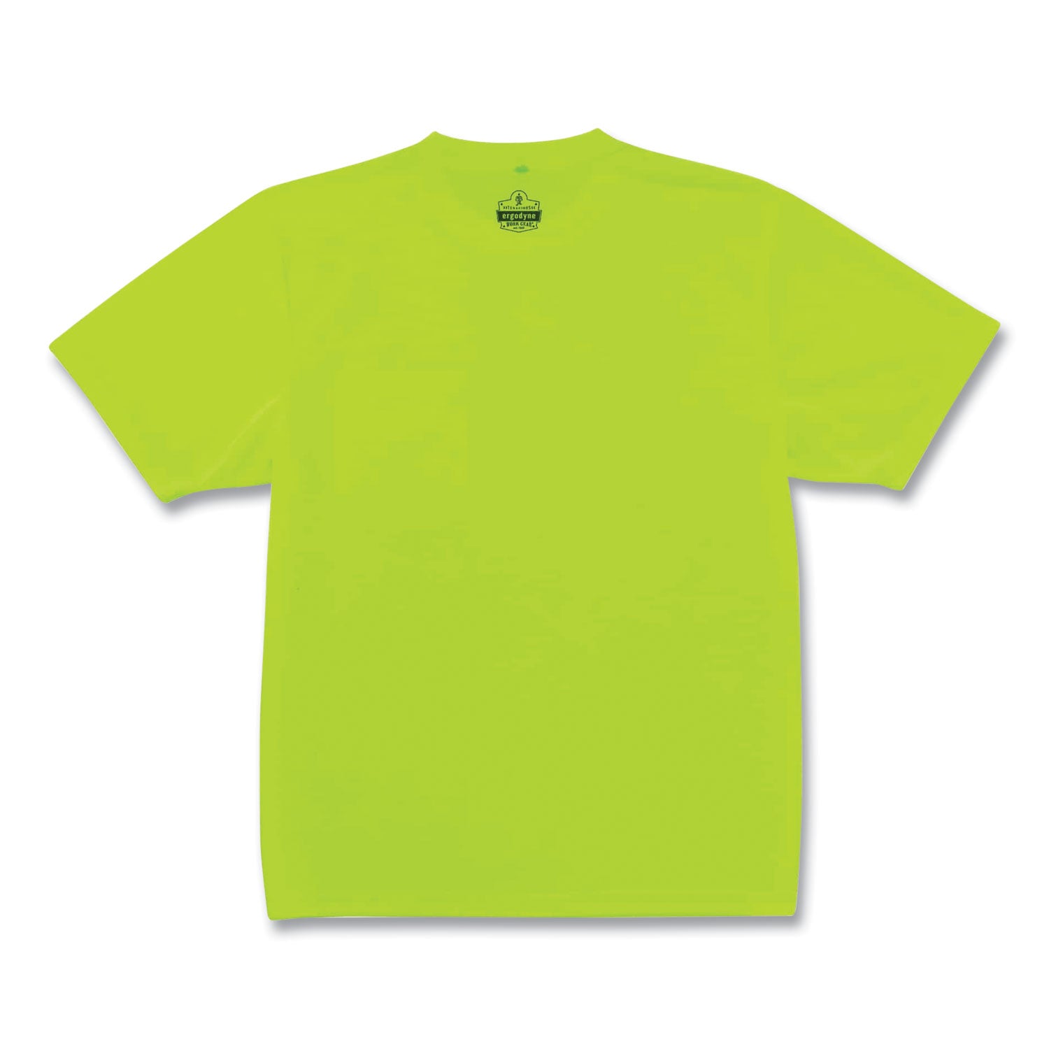 GloWear 8089 Non-Certified Hi-Vis T-Shirt, Polyester, 2X-Large, Lime, Ships in 1-3 Business Days