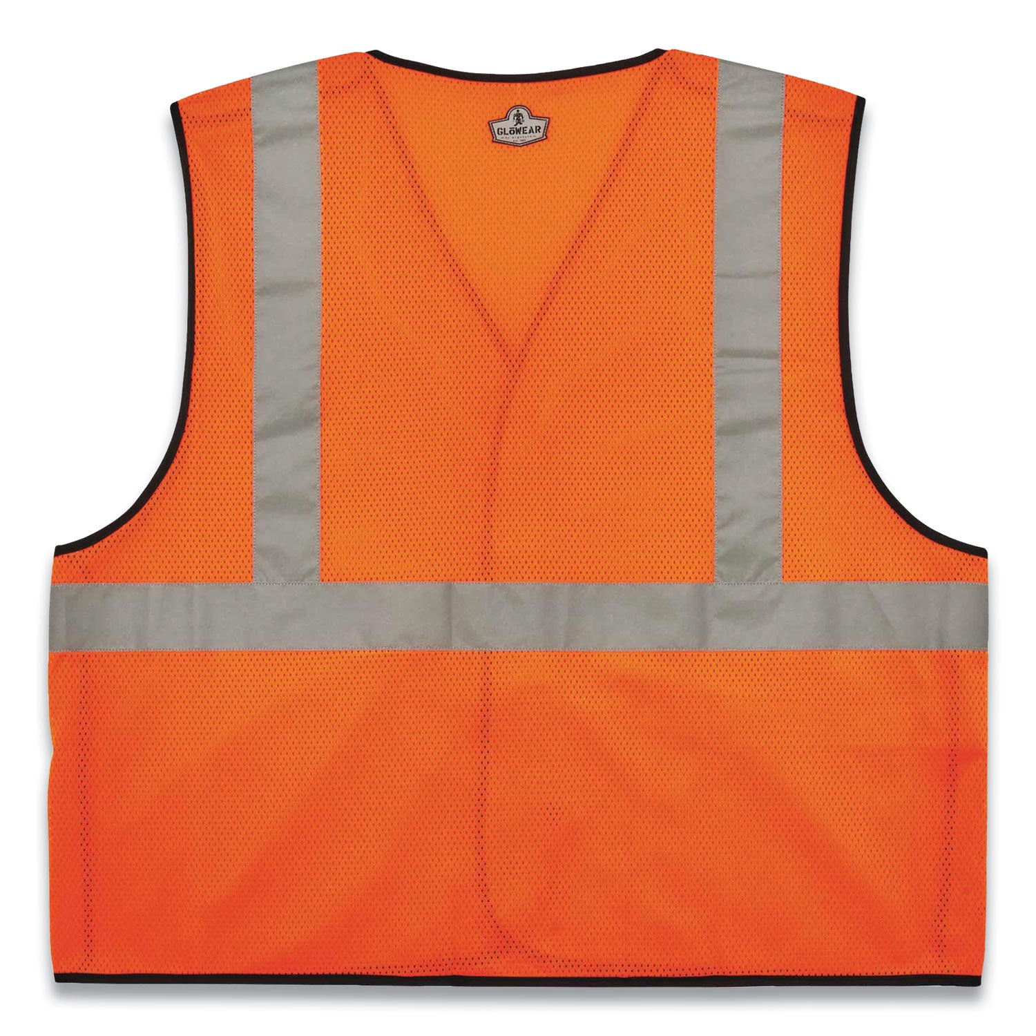 glowear-8216ba-class-2-breakaway-mesh-id-holder-vest-polyester-small-medium-orange-ships-in-1-3-business-days_ego21083 - 1