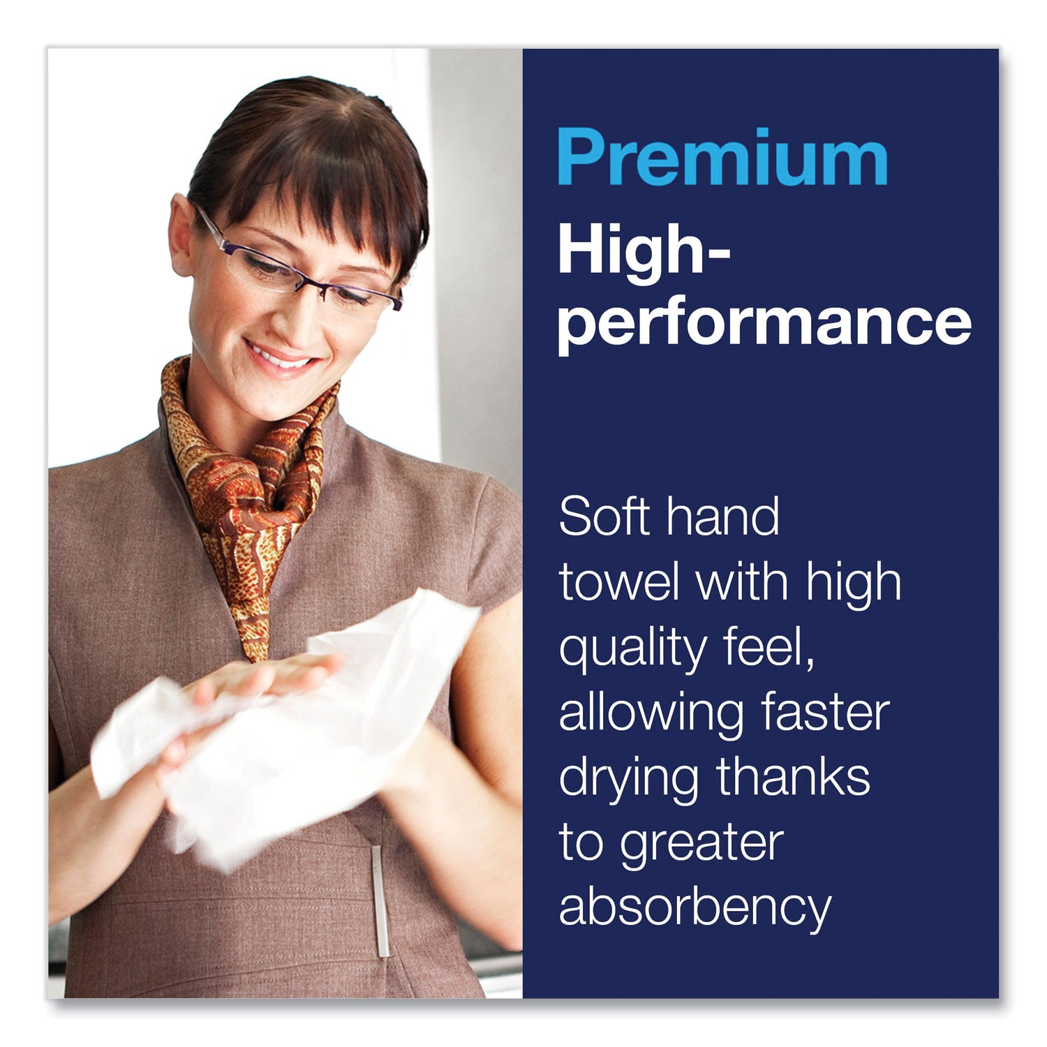 Premium Multifold Towel, 1-Ply, 9 x 9.5, White, 250/Pack, 12 Packs/Carton