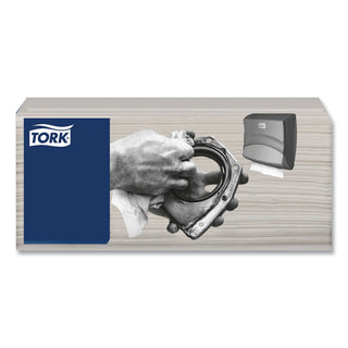 TORK Industrial Cleaning Cloth Gray W4 - 1 Ply - 13.98" x 16.34" - Gray - Cellulose, Polyester, Polypropylene - Soft, Flexible, Disposable, Absorbent, Non-scratching, Embossed - For Multipurpose - 120 / Pack