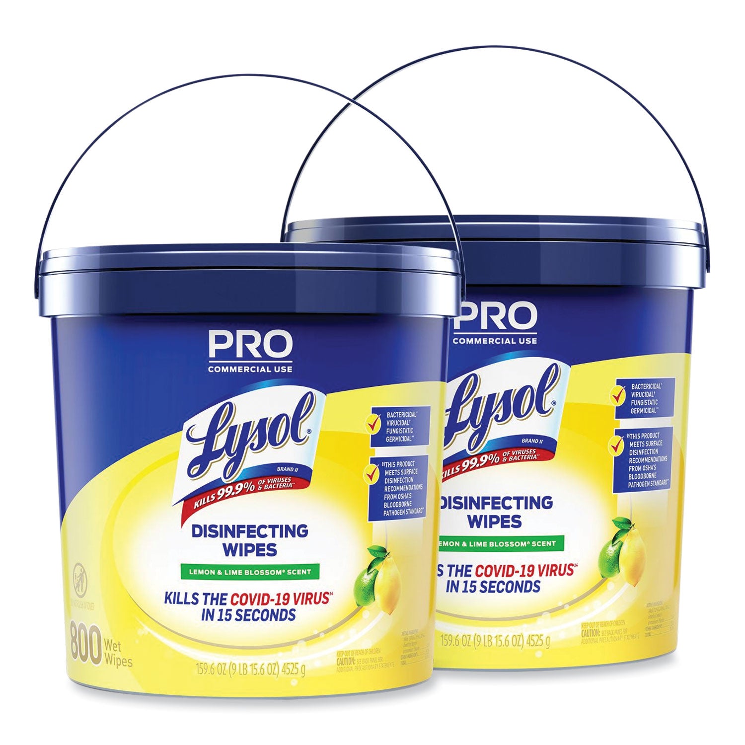 professional-disinfecting-wipe-bucket-1-ply-6-x-8-lemon-and-lime-blossom-white-800-wipes-bucket-2-buckets-carton_rac99856ct - 2