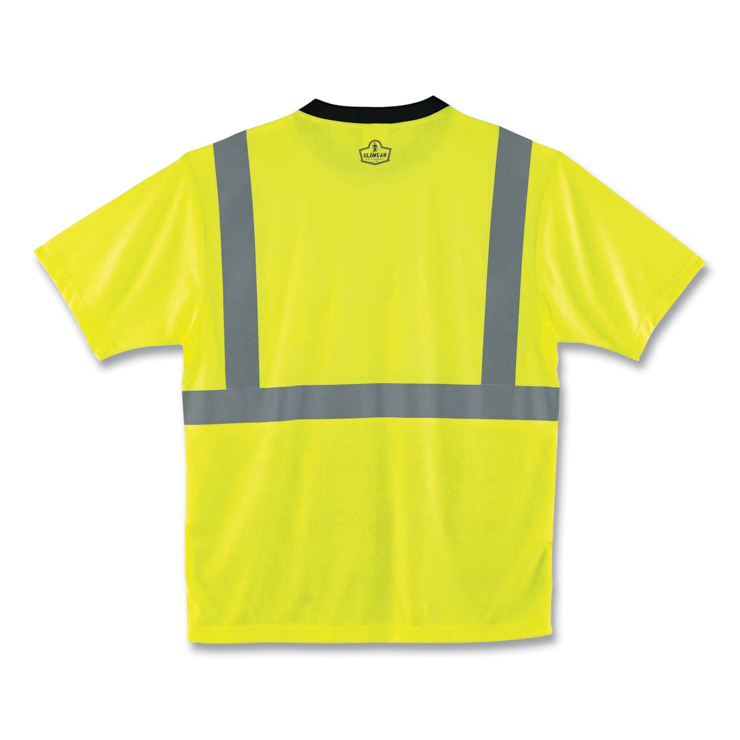 glowear-8289bk-class-2-hi-vis-t-shirt-with-black-bottom-2x-large-lime-ships-in-1-3-business-days_ego22506 - 2