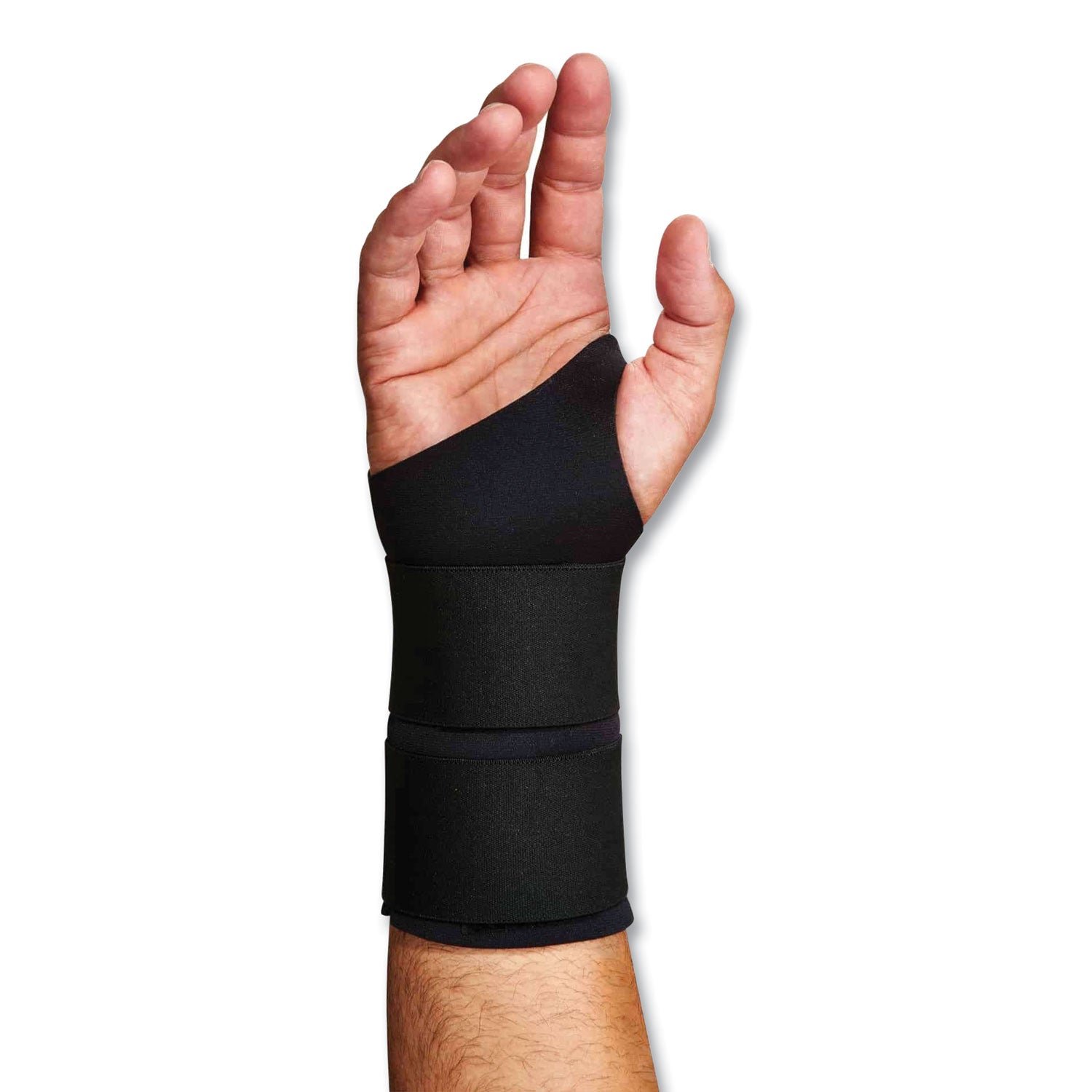 proflex-675-ambidextrous-double-strap-wrist-support-large-fits-left-right-hand-black-ships-in-1-3-business-days_ego16624 - 2