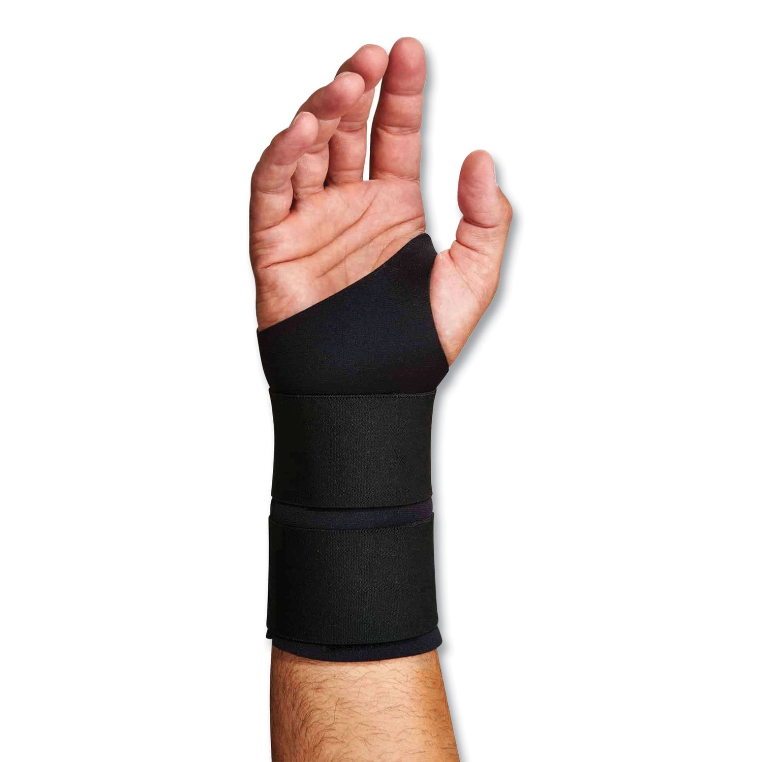ProFlex 675 Ambidextrous Double Strap Wrist Support, Large, Fits Left/Right Hand, Black, Ships in 1-3 Business Days