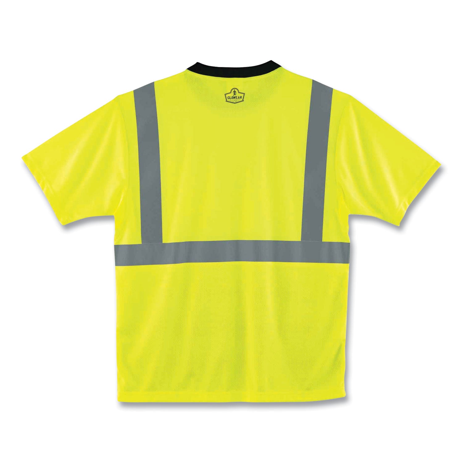 glowear-8289bk-class-2-hi-vis-t-shirt-with-black-bottom-5x-large-lime-ships-in-1-3-business-days_ego22509 - 3