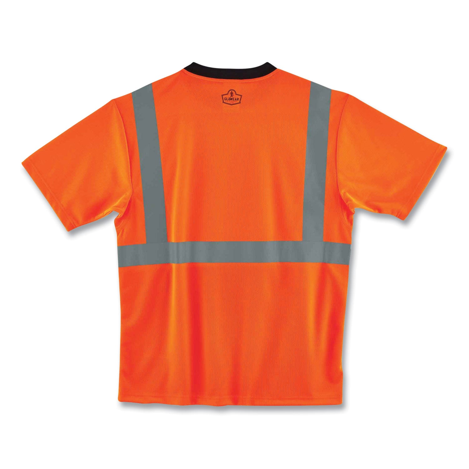 glowear-8289bk-class-2-hi-vis-t-shirt-with-black-bottom-x-large-orange-ships-in-1-3-business-days_ego22515 - 3