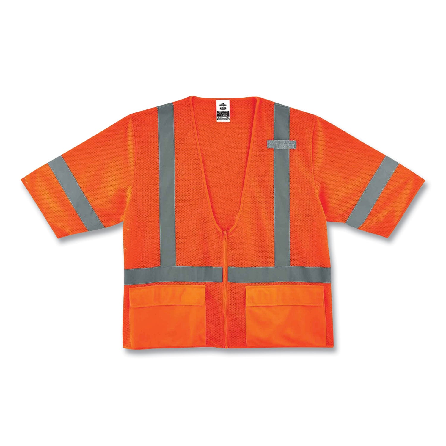 glowear-8320z-class-3-standard-zipper-vest-polyester-largel-x-large-orange-ships-in-1-3-business-days_ego22115 - 1
