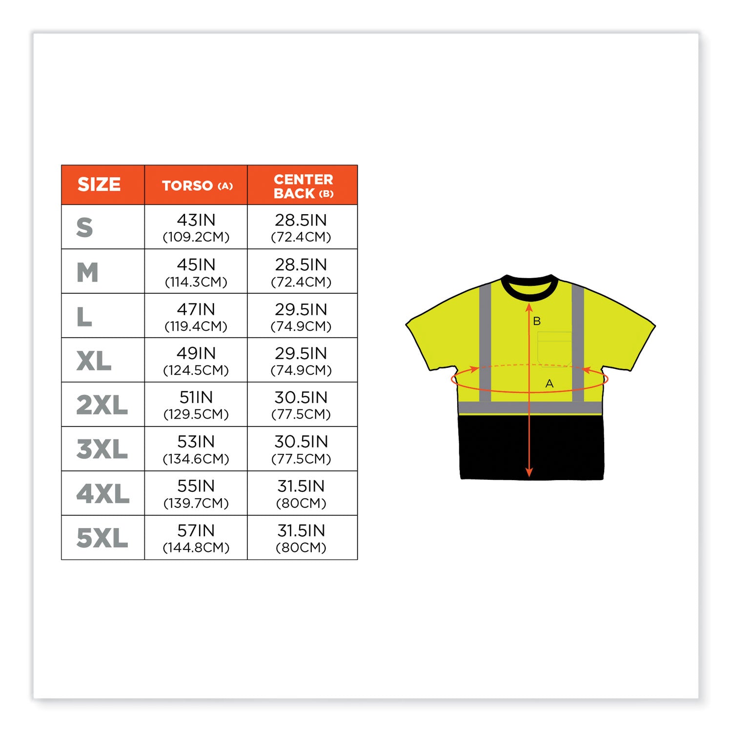 glowear-8289bk-class-2-hi-vis-t-shirt-with-black-bottom-medium-lime-ships-in-1-3-business-days_ego22503 - 2