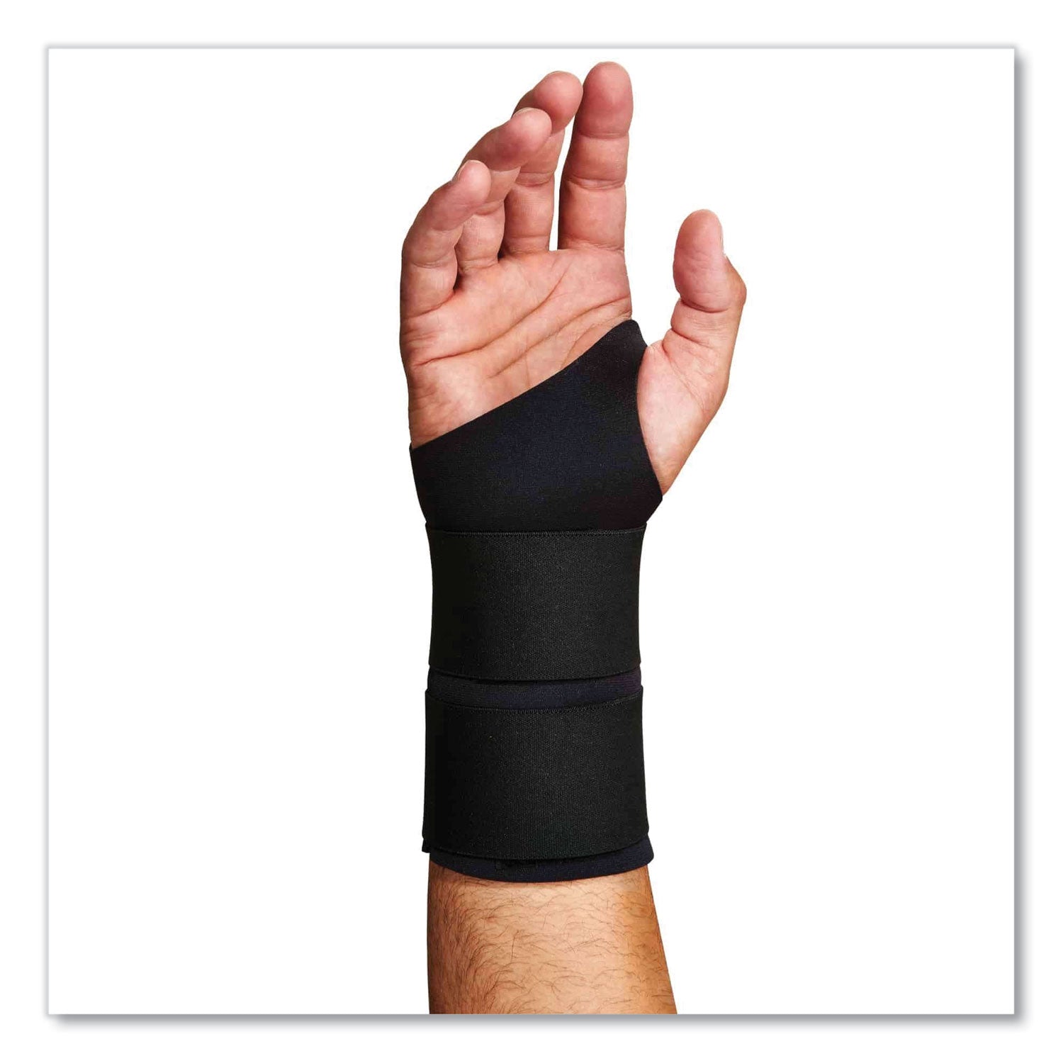 proflex-675-ambidextrous-double-strap-wrist-support-small-fits-left-hand-right-hand-black-ships-in-1-3-business-days_ego16622 - 2