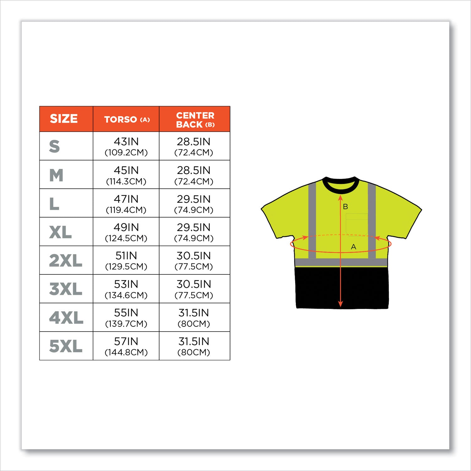 glowear-8289bk-class-2-hi-vis-t-shirt-with-black-bottom-small-lime-ships-in-1-3-business-days_ego22502 - 4