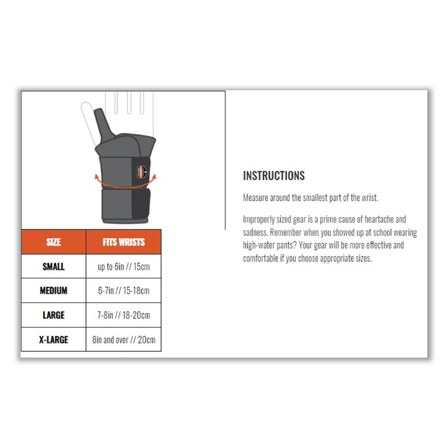 ProFlex 670 Ambidextrous Single Strap Wrist Support, Large, Fits Left/Right Hand, Black, Ships in 1-3 Business Days