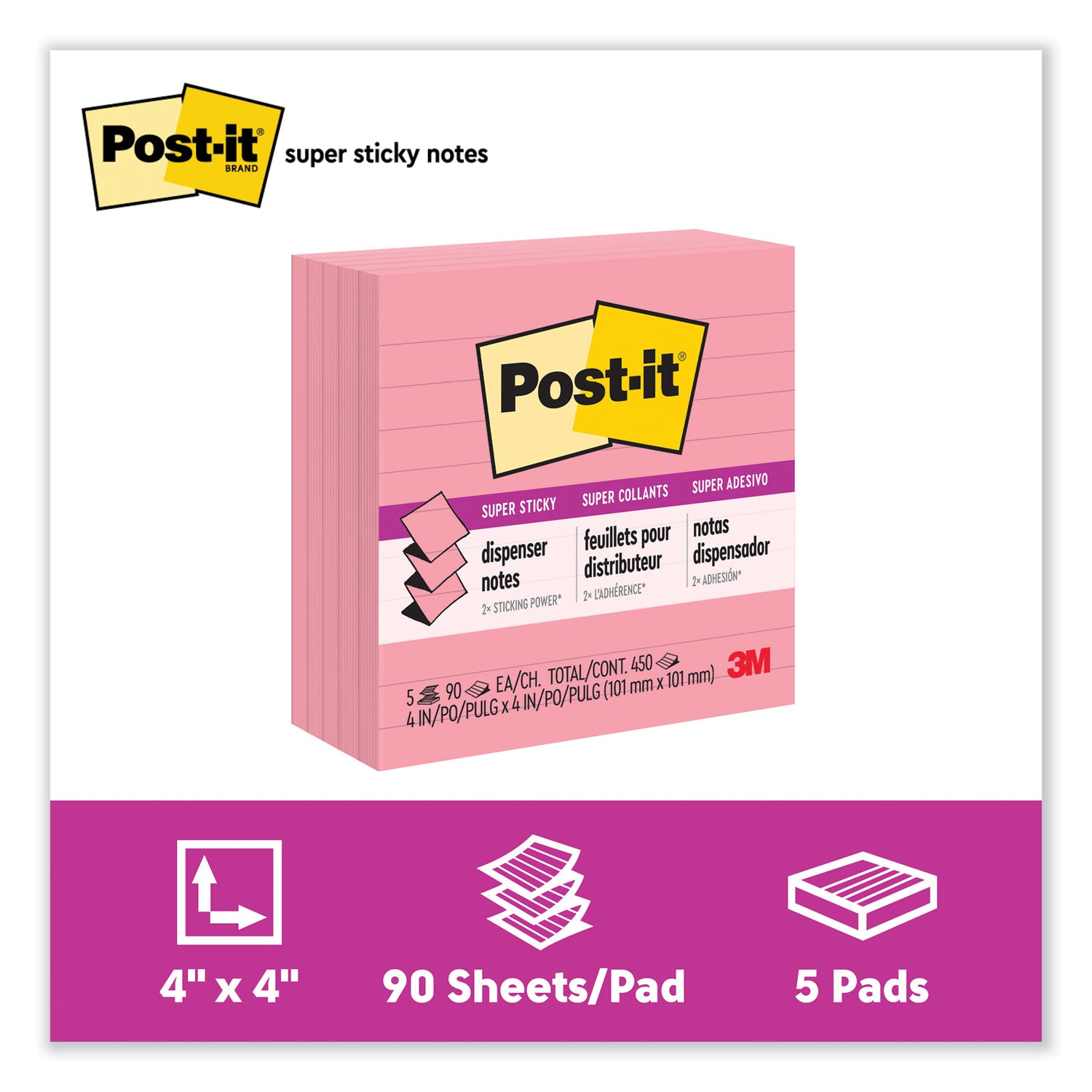 pop-up-notes-refill-note-ruled-4-x-4-neon-pink-90-sheets-pad-5-pads-pack_mmmr440npss - 2