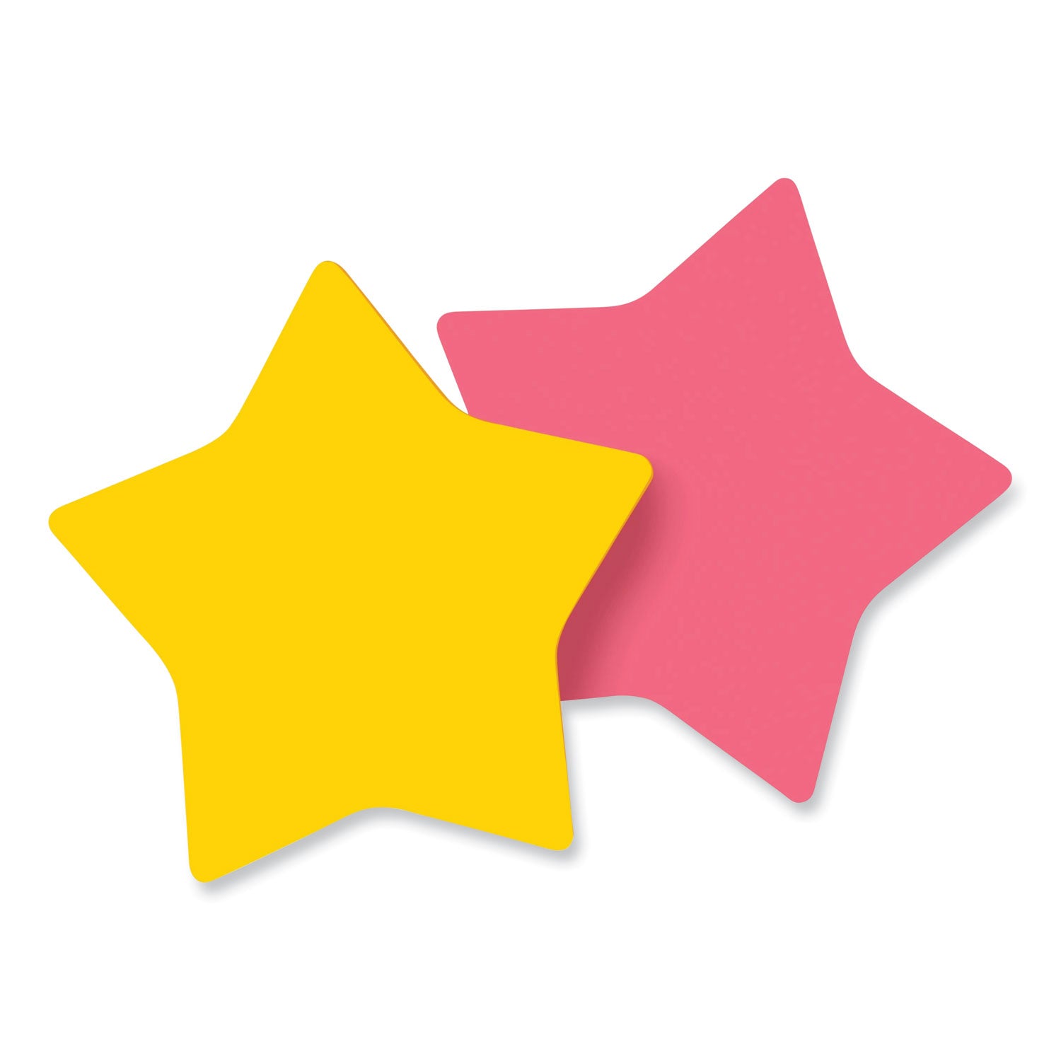 die-cut-star-shaped-notepads-26-x-26-assorted-colors-75-sheets-pad-2-pads-pack_mmm70005114114 - 1