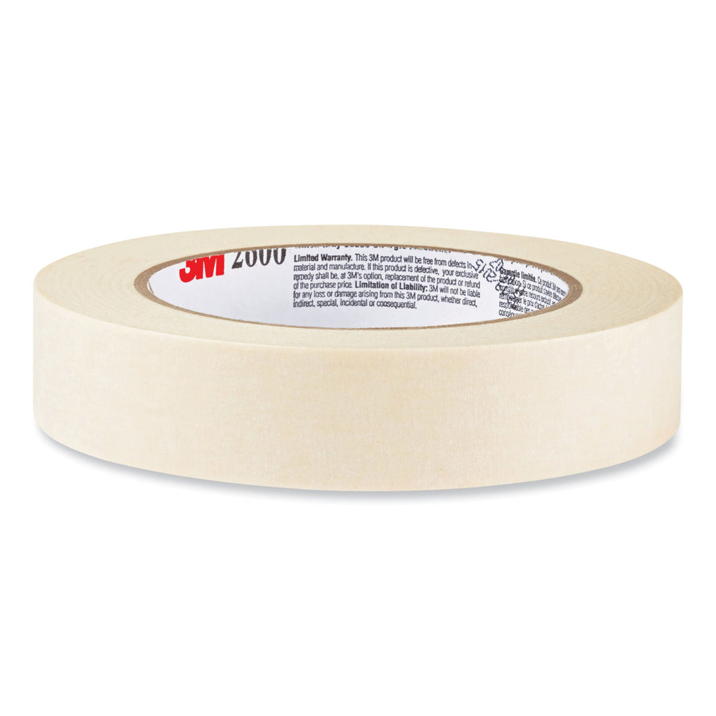 Economy Masking Tape, 3" Core, 0.7" x 60.1 yds, Tan - 