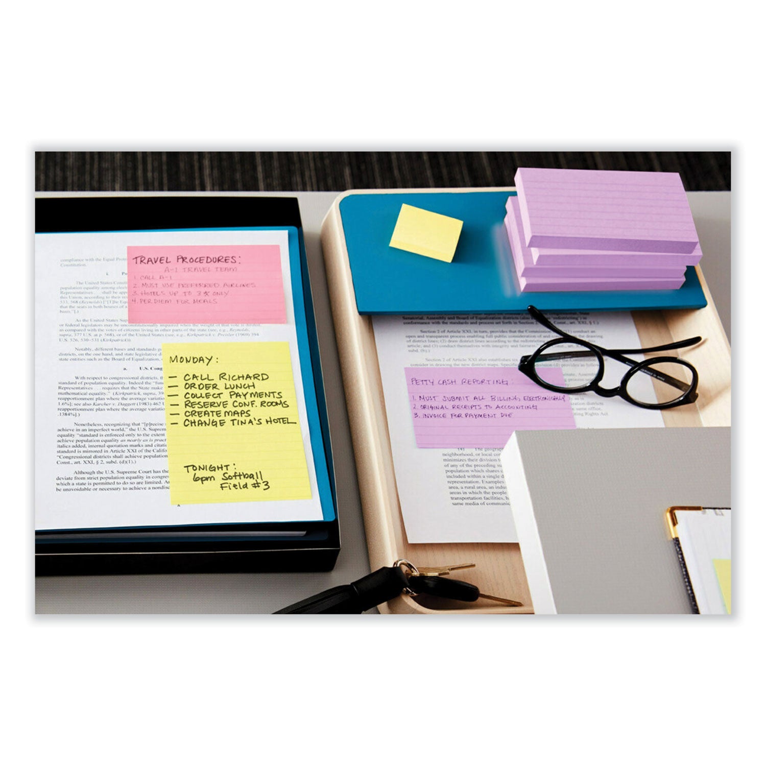Original Pads in Canary Yellow, Value Pack, 1.38" x 1.88", 100 Sheets/Pad, 24 Pads/Pack