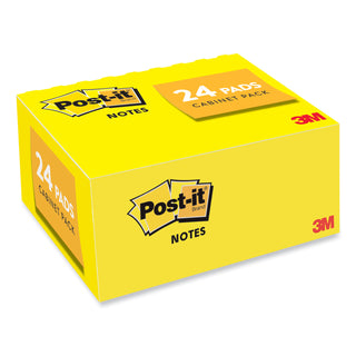 Original Pads in Canary Yellow, Value Pack, 1.38" x 1.88", 100 Sheets/Pad, 24 Pads/Pack