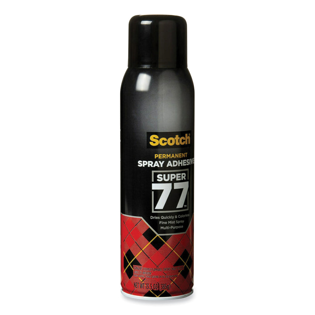 Super 77 Multipurpose Spray Adhesive, 13.57 oz, Dries Clear - 