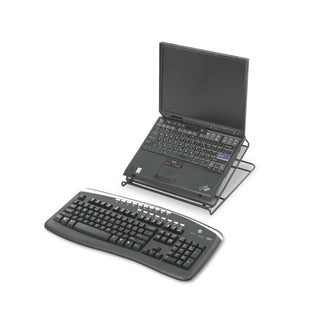 Onyx Mesh Laptop Stand, 12.25" x 12.25" x 2", Black - 