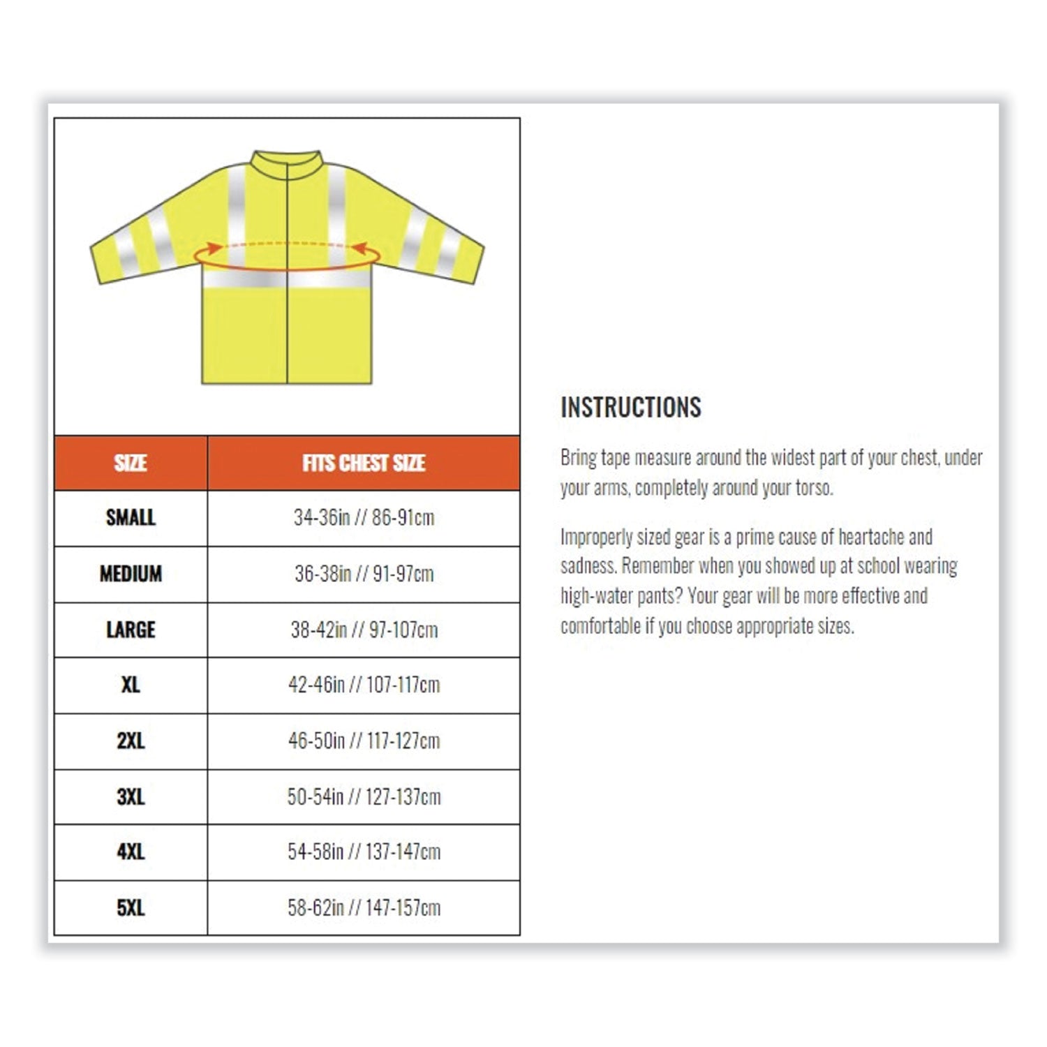 GloWear 8386 Class 3 Hi-Vis Outer Shell Jacket, Polyester, 3X-Large, Orange, Ships in 1-3 Business Days