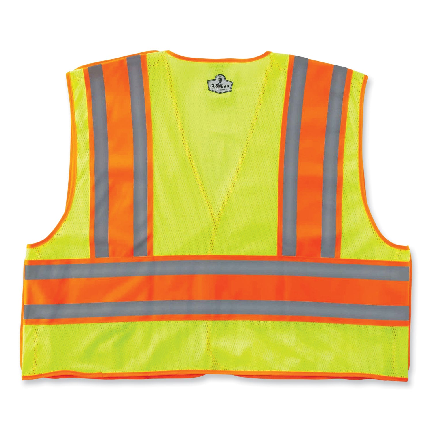 GloWear 8245PSV Class 2 Public Safety Vest, Polyester, 2X-Large/3X-Large, Lime, Ships in 1-3 Business Days