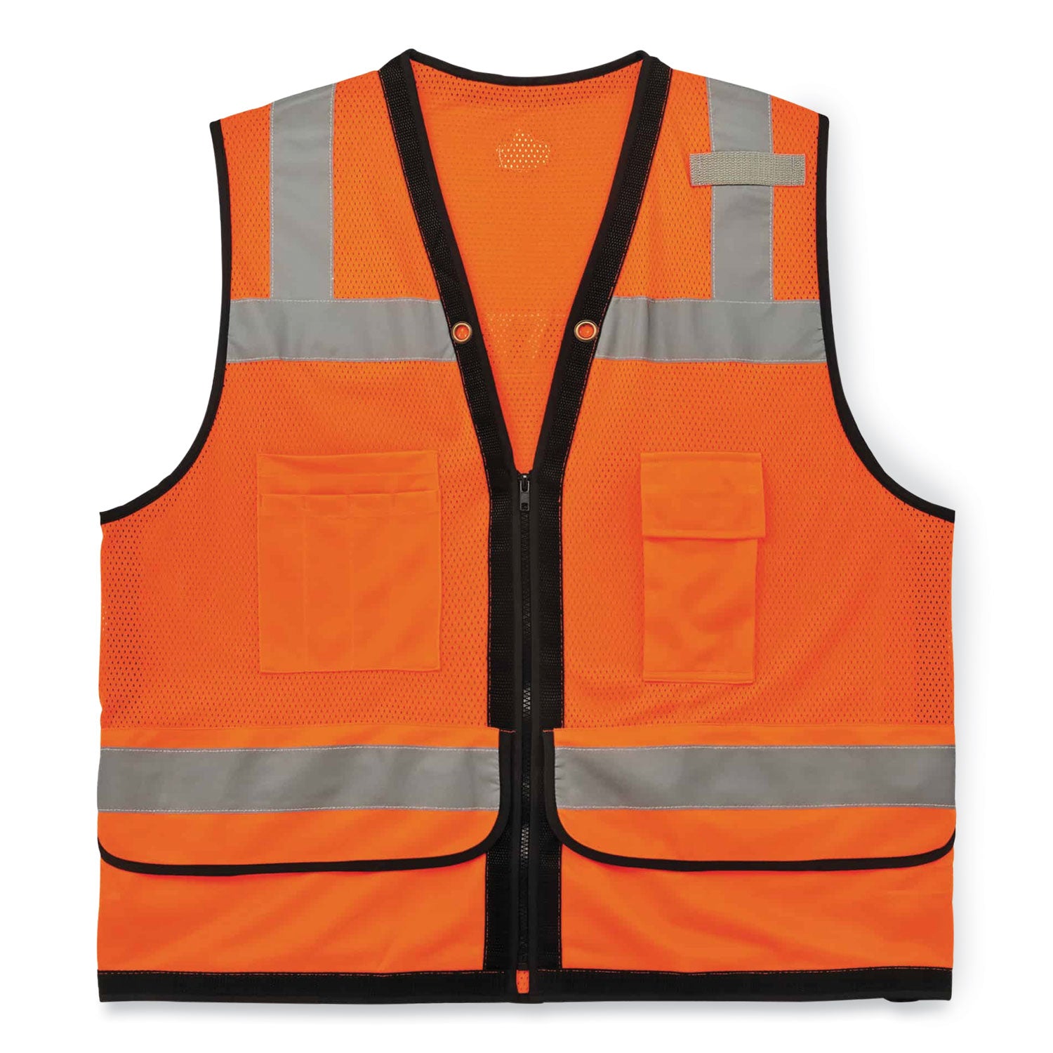GloWear 8253HDZ Class 2 Heavy-Duty Mesh Surveyors Vest, Polyester, Small/Medium, Orange, Ships in 1-3 Business Days