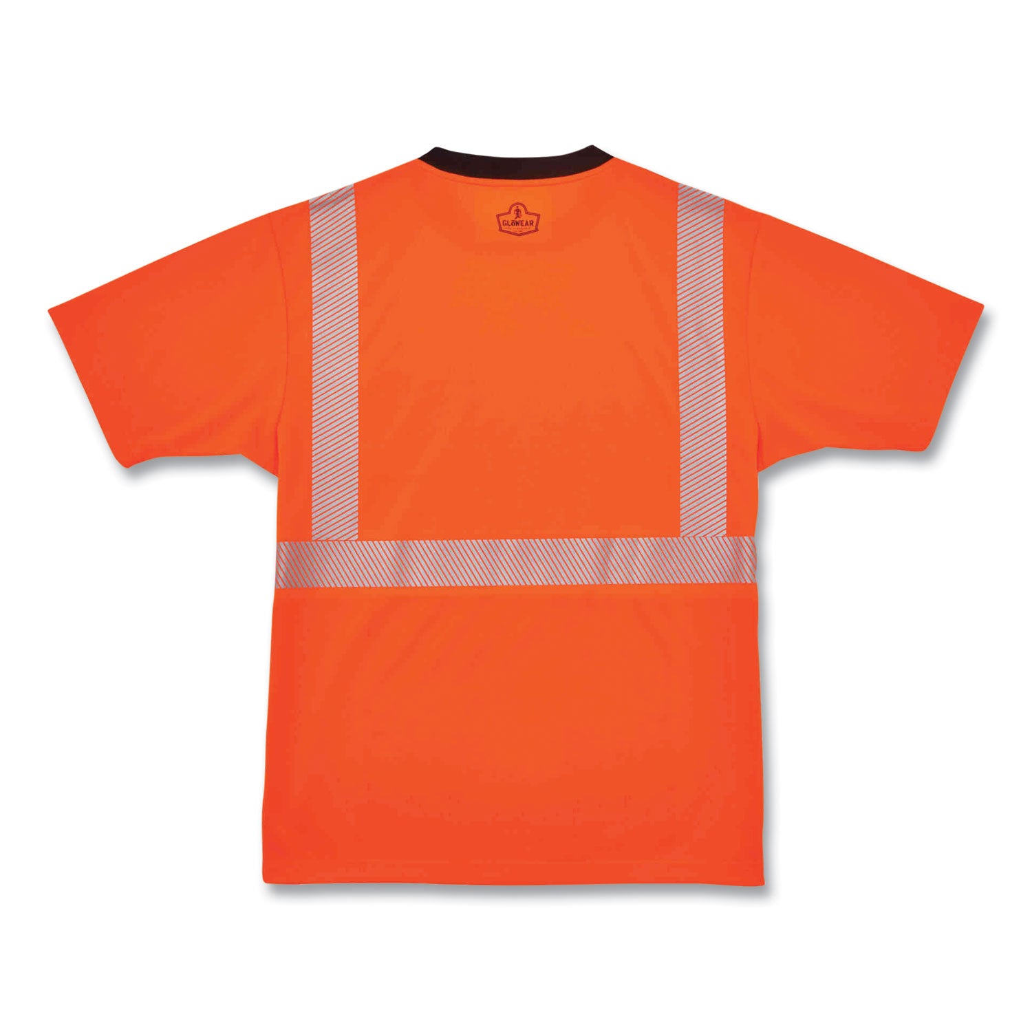 glowear-8280bk-class-2-performance-t-shirt-with-black-bottom-polyester-x-large-orange-ships-in-1-3-business-days_ego22585 - 4