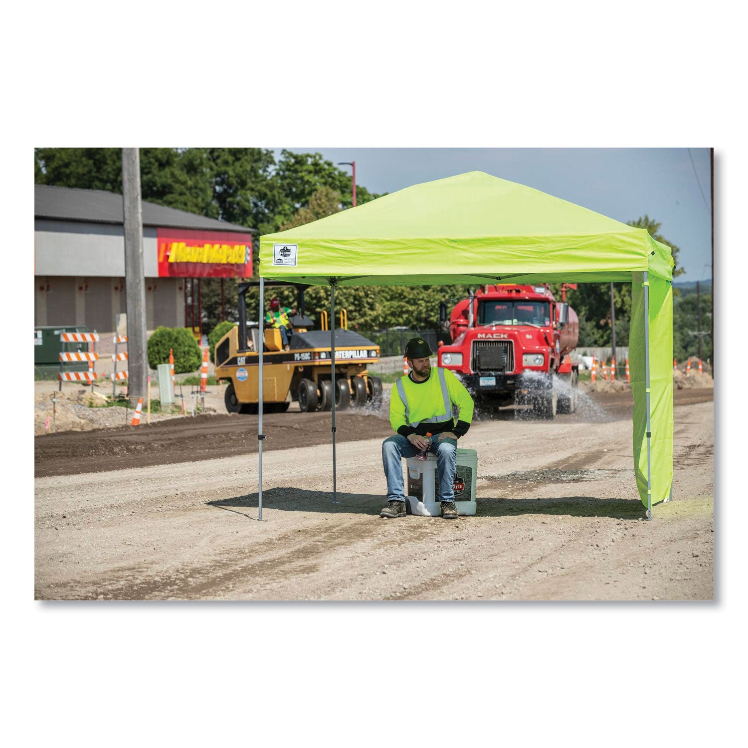 Shax 6010C Replacement Pop-Up Tent Canopy for 6010, 10 ft x 10 ft, Polyester, Lime, Ships in 1-3 Business Days