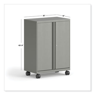 smartlink-mobile-cabinet-10-compartments-30w-x-18d-x-4232h-platinum-metallic-ships-in-7-10-business-days_honsc4330rlt1 - 3