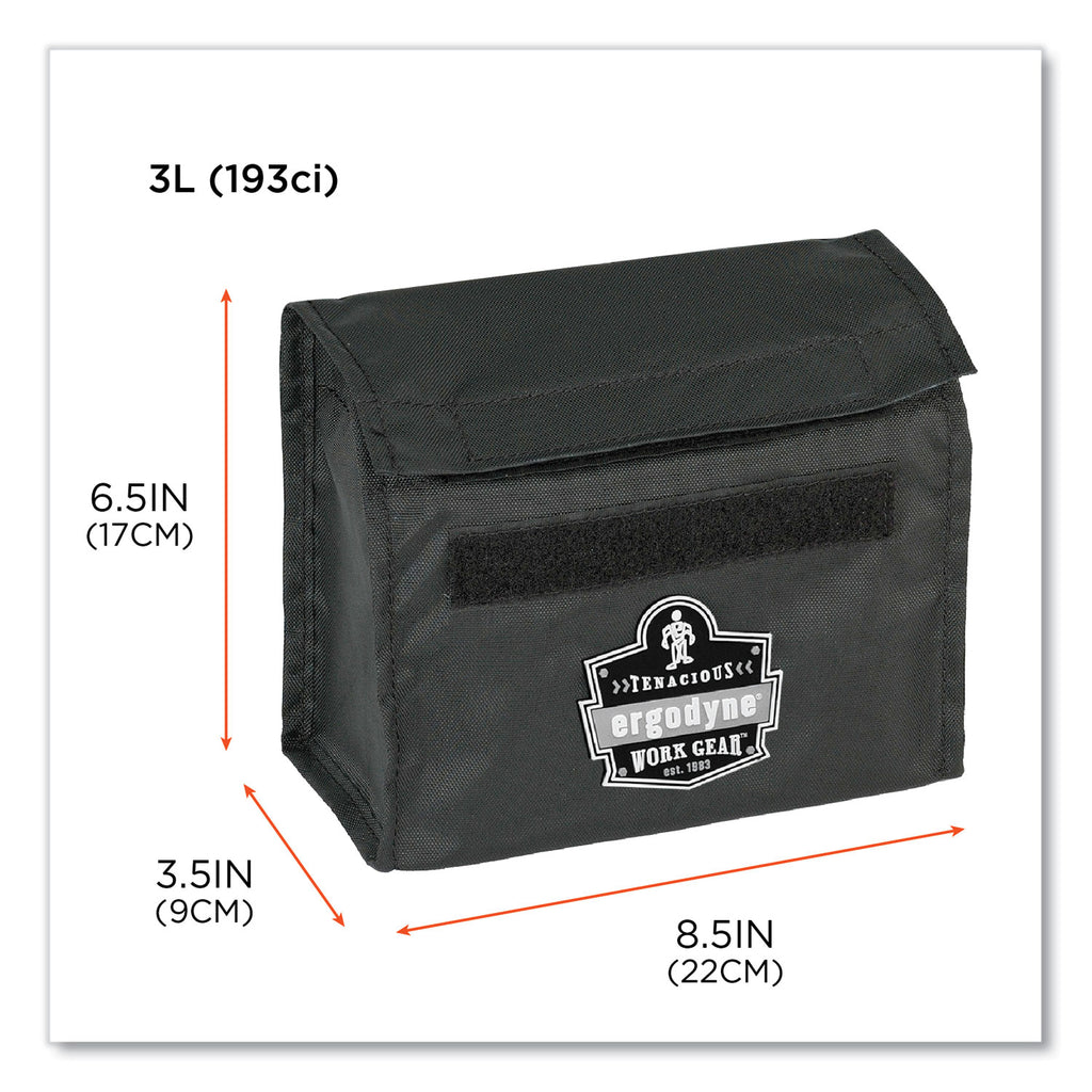 Arsenal 5180 Half Mask Respirator Waist Pack, 8.5 x 3.5 x 6.5, Black, Ships in 1-3 Business Days