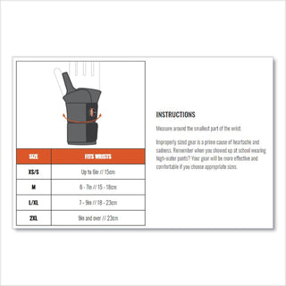 ProFlex 4020 Lightweight Wrist Support, Large/X-Large, Fits Right Hand, Black, Ships in 1-3 Business Days