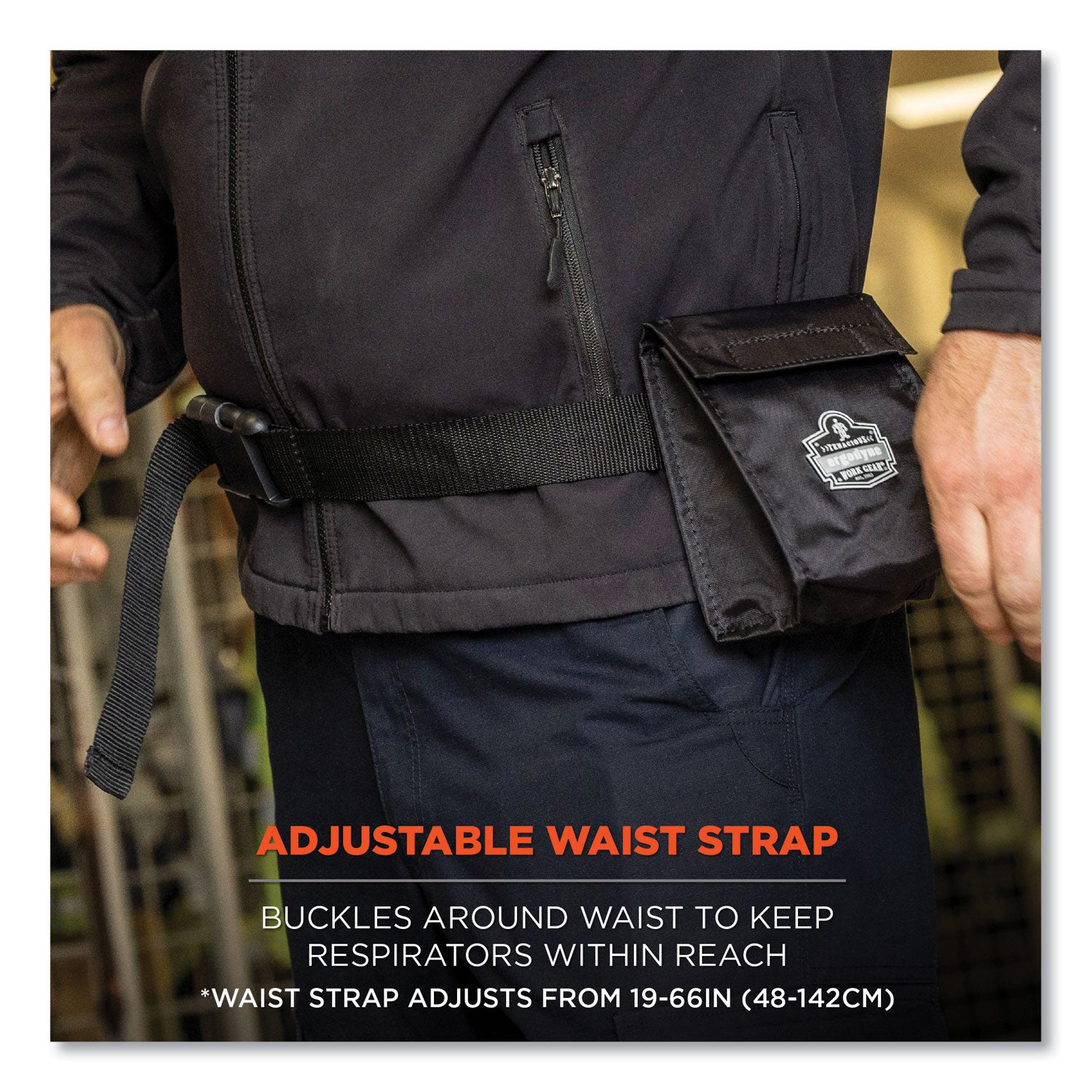 Arsenal 5184 Mouthbit Respirator Bag, 5 x 4 x 6.5, Black, Ships in 1-3 Business Days