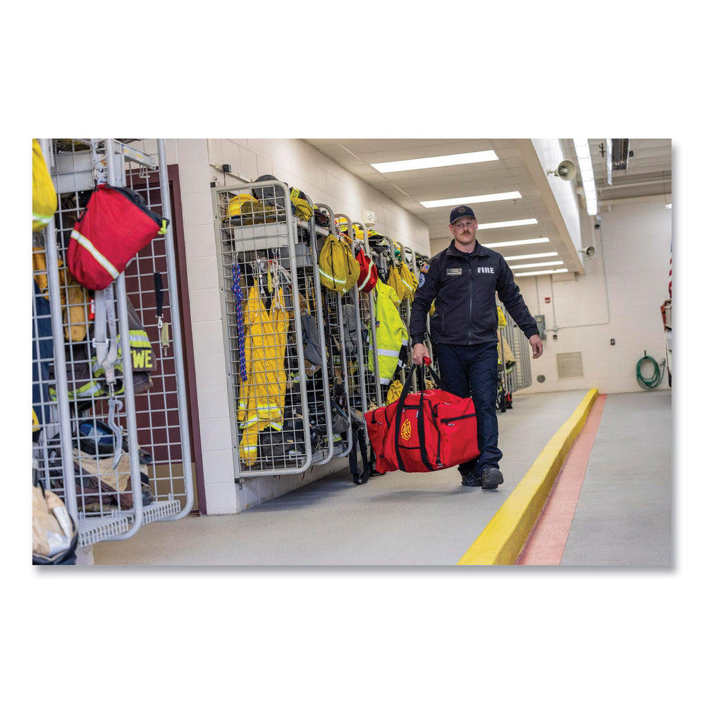 Arsenal 5005P Fire + Rescue Gear Bag, Polyester, 39 x 15 x 15, Red, Ships in 1-3 Business Days