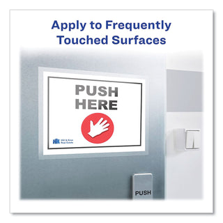 touchguard-protective-film-sheet-9-x-12-matte-clear-10-pack_ave73606 - 4