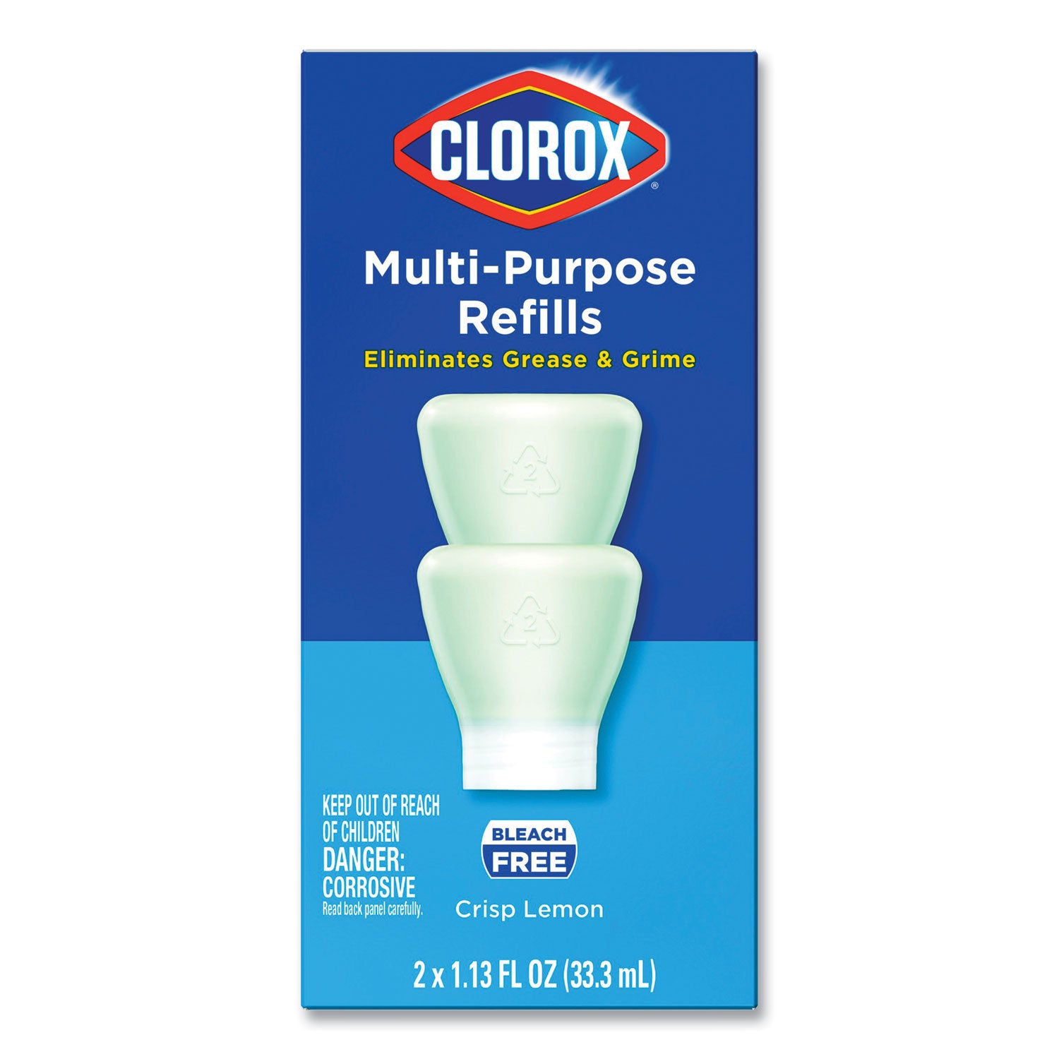 clorox-multipurpose-degreaser-cleaner-refill-pods-crisp-lemon-scent-2-pods-box-8-boxes-carton_clo60161 - 4