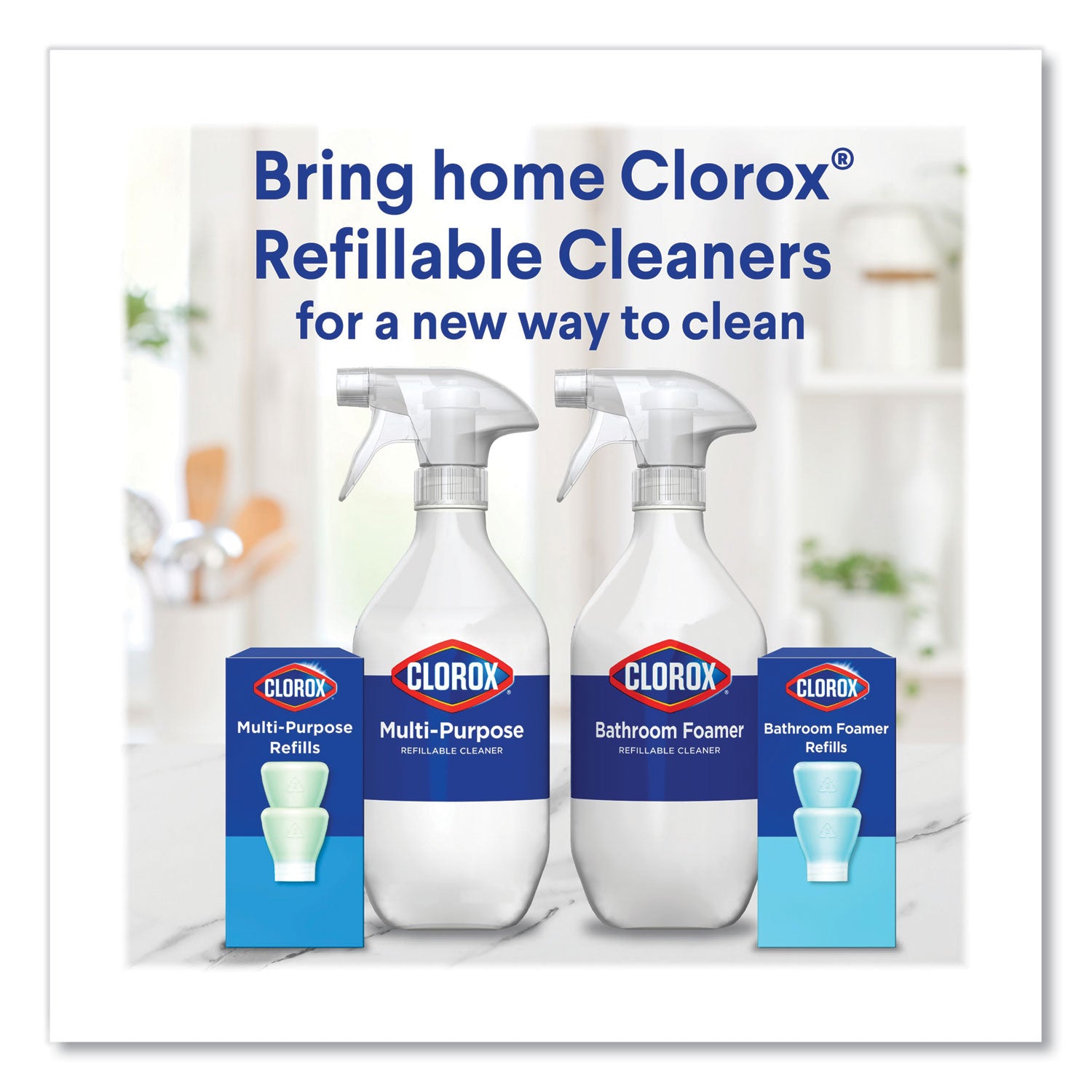 clorox-multipurpose-degreaser-cleaner-refill-pods-crisp-lemon-scent-2-pods-box-8-boxes-carton_clo60161 - 8
