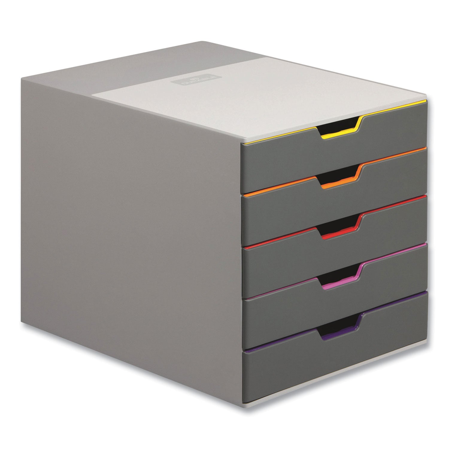 varicolor-stackable-plastic-drawer-box-5-drawers-letter-to-folio-size-files-115-x-14-x-11-gray_dbl760527 - 1