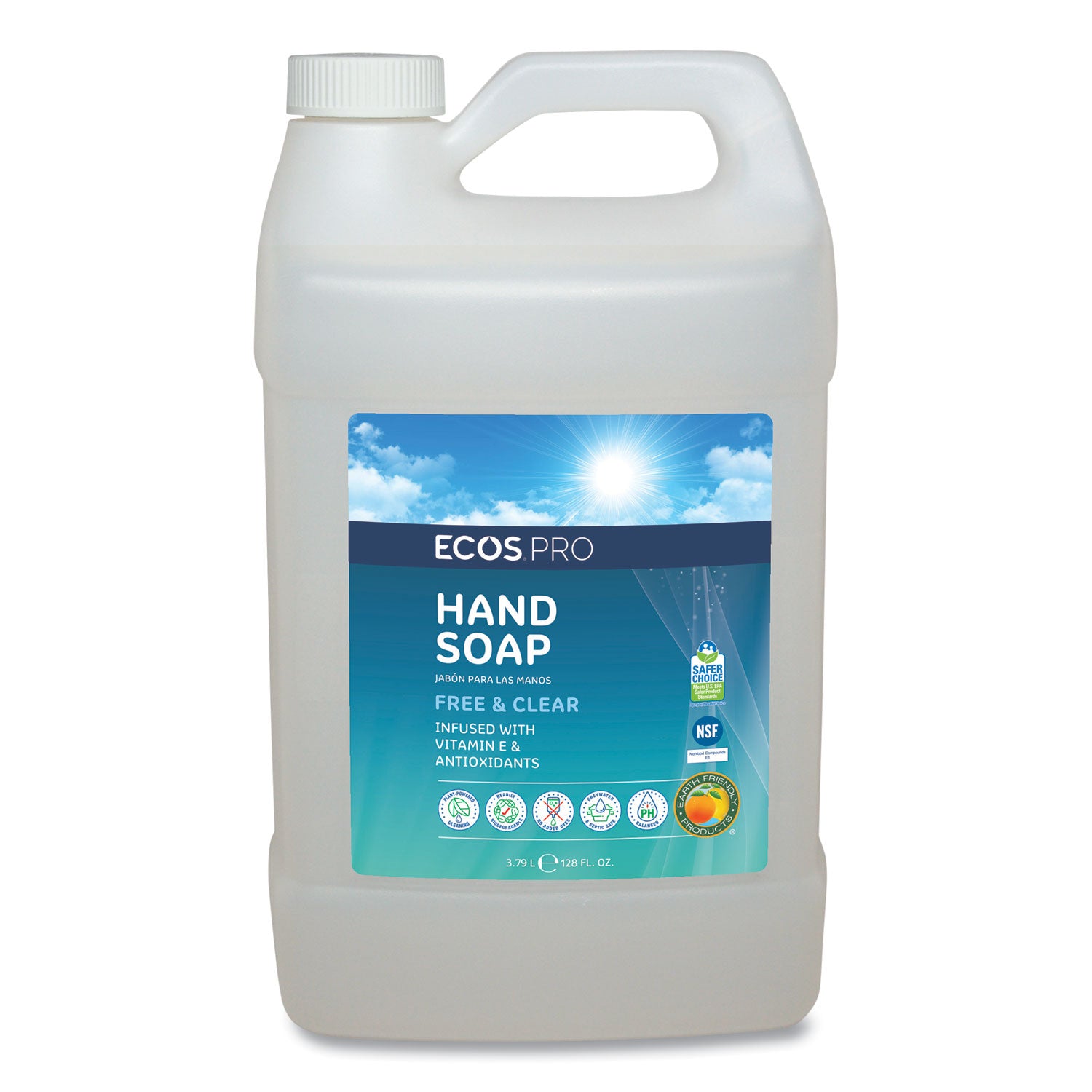 liquid-hand-soap-free-and-clean-scent-1-gal-bottle_eoppl966304 - 1