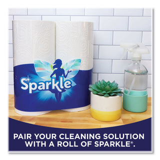 Pick-A-Size Perforated Kitchen Double Roll Towels with Thirst Pockets, 2-Ply, 11 x 6, White, 110 Sheets/Roll, 24 Rolls/Pack
