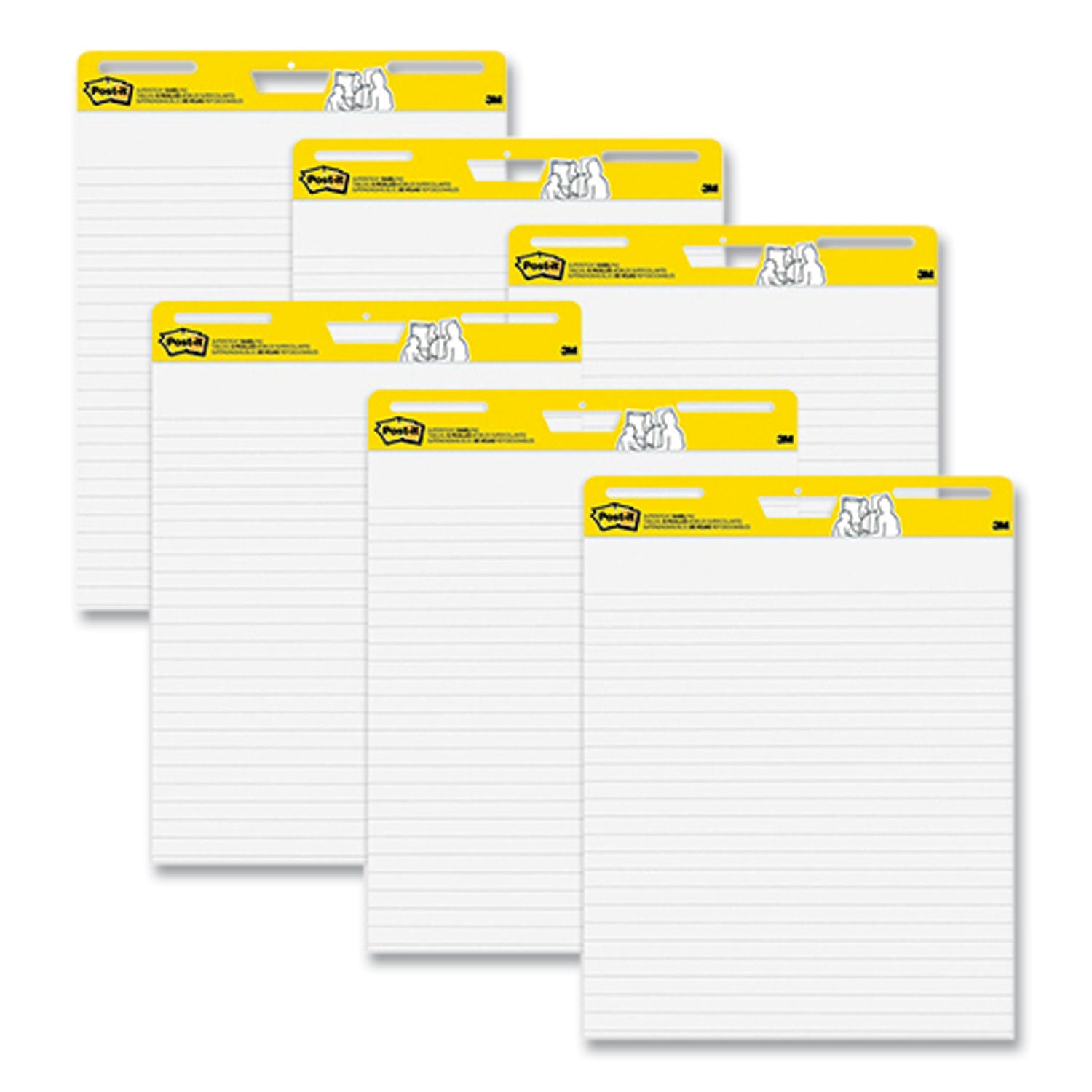vertical-orientation-self-stick-easel-pads-wide-ruled-25-x-30-white-30-sheets-pad-6-pads-pack_mmm561wlvad6pk - 2